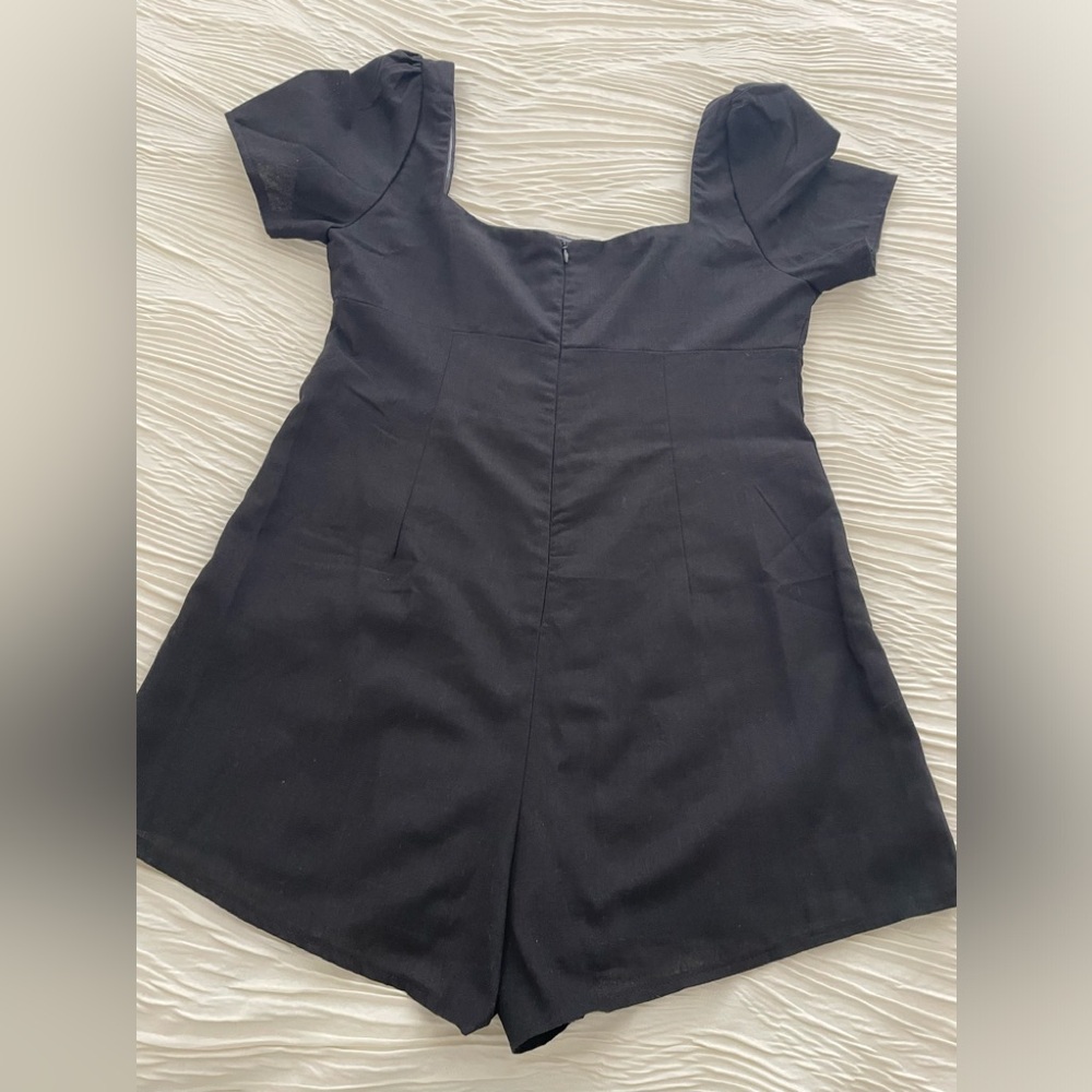 NWOT HASTINGS ROMPER BLACK - Picture 6 of 7